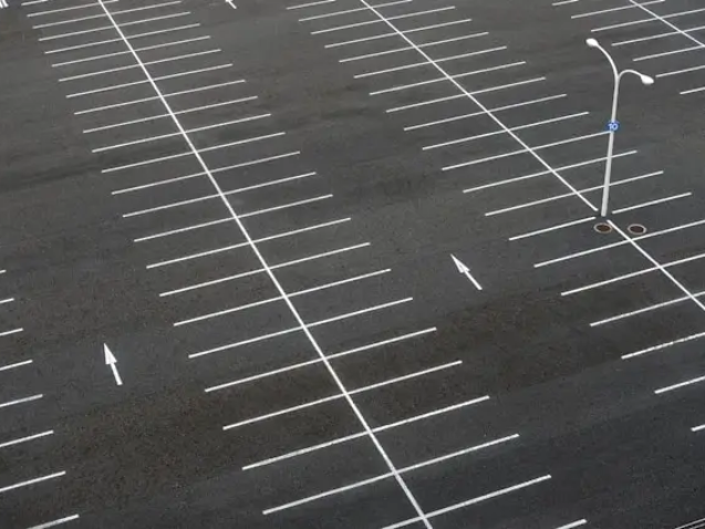 Bild över parkeringsplatser