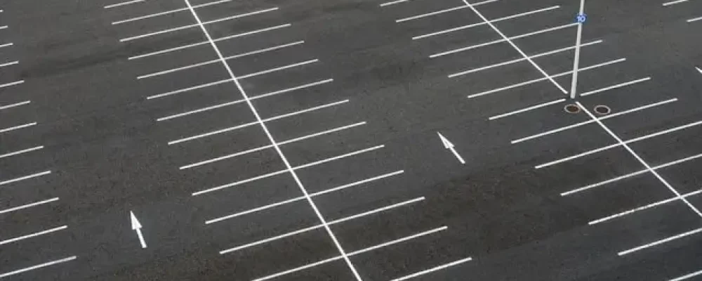 Bild över parkeringsplatser